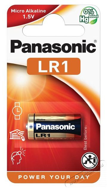 PANASONIC LR1L/1BP LR1 elem 1 db Akkuk &eacute;s t&ouml;ltők - Elem - 461891
