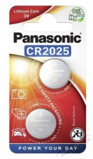 PANASONIC CR2025 3V lítium gombelem 2db/csomag - Akkuk és töltők - Elem - 462794
