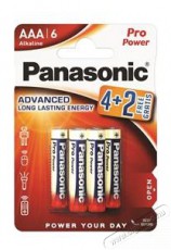PANASONIC LR03PPG/6BP 4+2F 1,5V AAA/mikro tart&oacute;s alk&aacute;li elem 6 db/csomag - Akkuk &eacute;s t&ouml;ltők - Elem - 464039