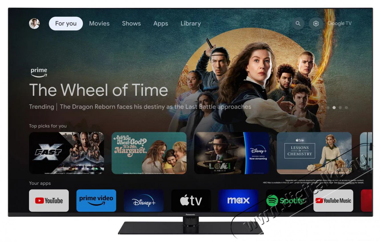 PANASONIC TN-65W70AEZ Telev&iacute;zi&oacute;k - LED telev&iacute;zi&oacute; - UHD 4K felbont&aacute;s&uacute; - 505945