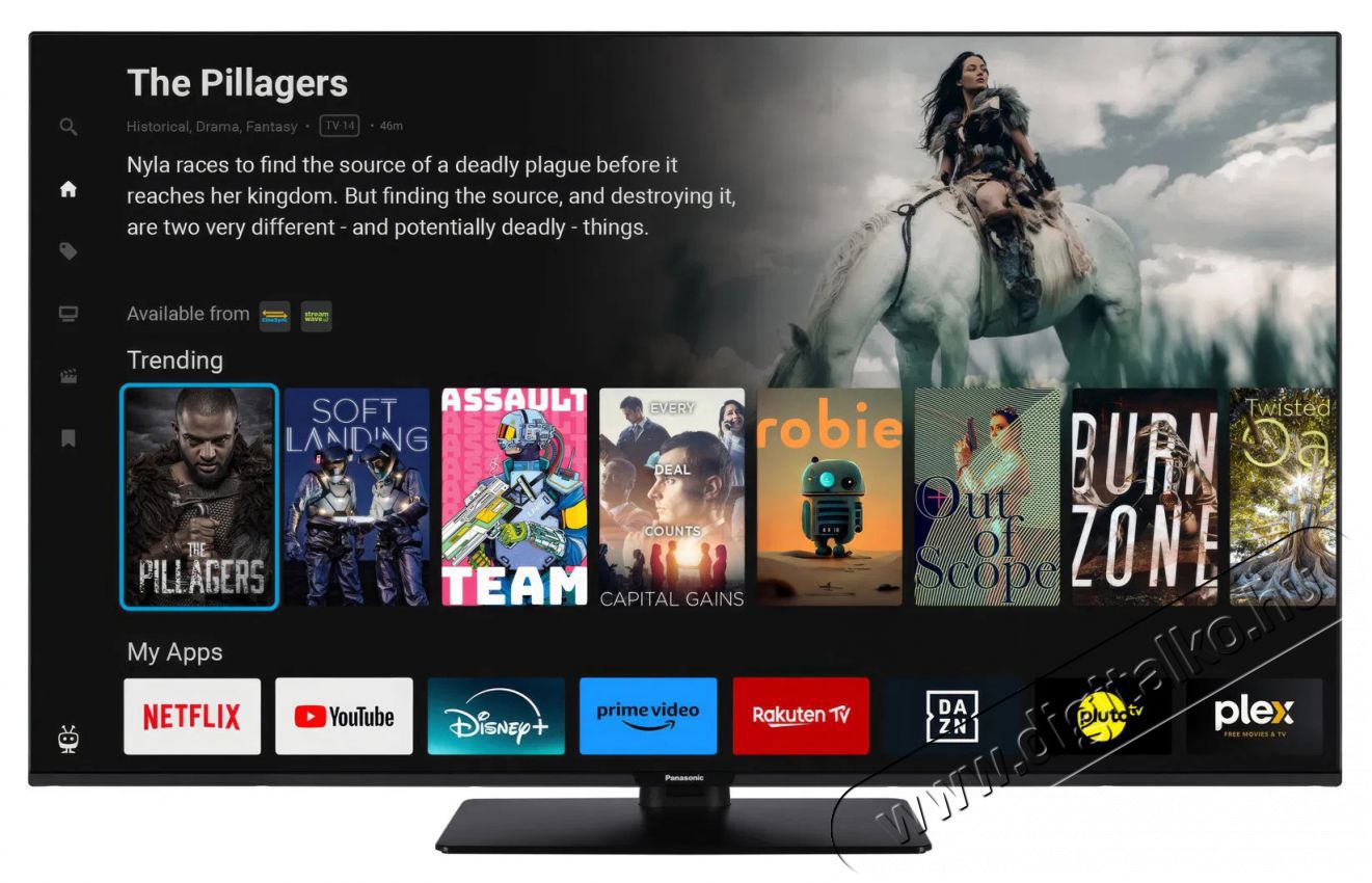 PANASONIC TB-55W61AEZ Telev&iacute;zi&oacute;k - LED telev&iacute;zi&oacute; - UHD 4K felbont&aacute;s&uacute; - 512150