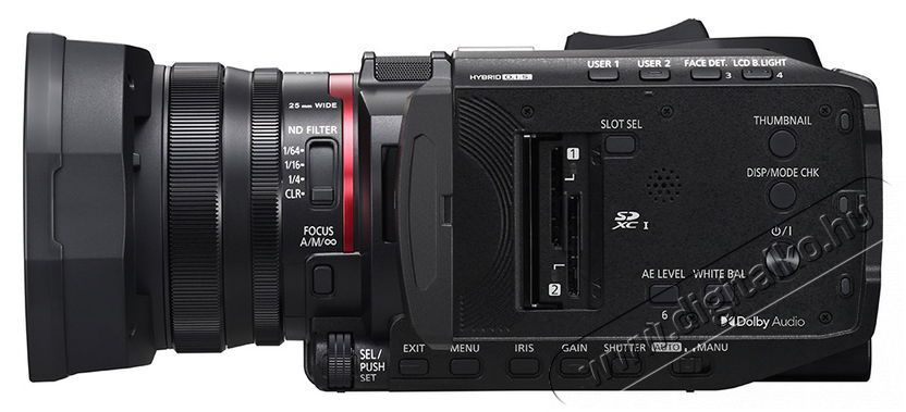 PANASONIC HC-X1200E F&eacute;nyk&eacute;pezőg&eacute;p / kamera - Mem&oacute;riak&aacute;rty&aacute;s videokamera - Professzion&aacute;lis - 519975