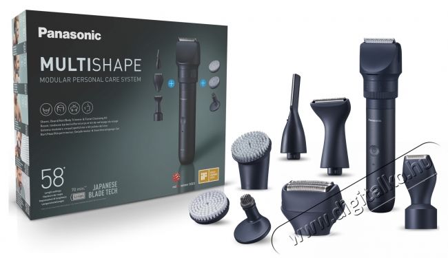 PANASONIC MultiShape XSHAPE TRIM szak&aacute;ll-/arcv&aacute;g&oacute; &eacute;s &aacute;pol&oacute; csomag &eacute;s arctiszt&iacute;t&oacute; kef&eacute;k Sz&eacute;ps&eacute;g&aacute;pol&aacute;s / Eg&eacute;szs&eacute;g - Szőrtelen&iacute;tő / borotva - F&eacute;rfi borotva - 537188