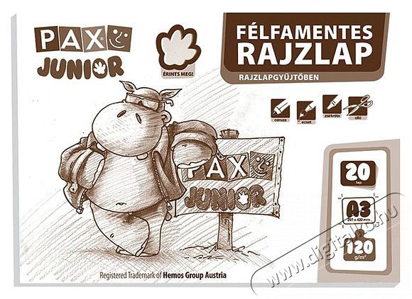 PAX A3 120g f&eacute;lfamentes rajzlap Iroda &eacute;s sz&aacute;m&iacute;t&aacute;stechnika - Egy&eacute;b sz&aacute;m&iacute;t&aacute;stechnikai term&eacute;k - 451235