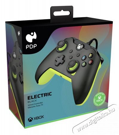 PDP Electric Xbox Series X|S/Xbox One/PC 3,5 mm audio vezet&eacute;kes fekete kontroller Iroda &eacute;s sz&aacute;m&iacute;t&aacute;stechnika - J&aacute;t&eacute;k konzol - Kontroller - 404661