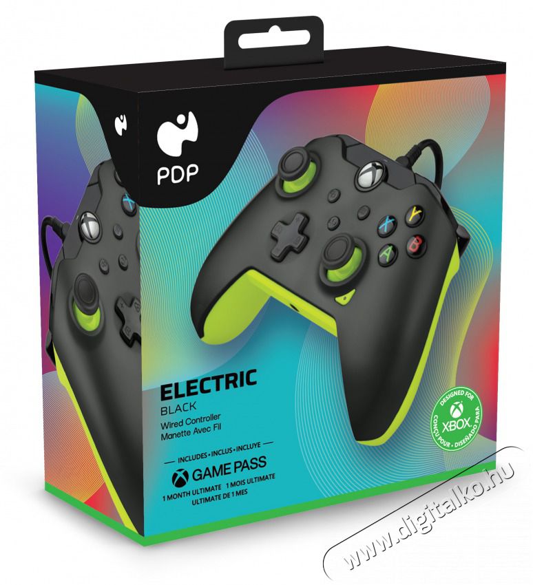 PDP Electric Xbox Series X|S/Xbox One/PC 3,5 mm audio vezet&eacute;kes fekete kontroller Iroda &eacute;s sz&aacute;m&iacute;t&aacute;stechnika - J&aacute;t&eacute;k konzol - Kontroller - 404661