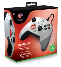PDP Rematch Xbox Series X|S/Xbox One/PC 3,5 mm audio vezet&eacute;kes feh&eacute;r kontroller Iroda &eacute;s sz&aacute;m&iacute;t&aacute;stechnika - J&aacute;t&eacute;k konzol - Kontroller - 404060