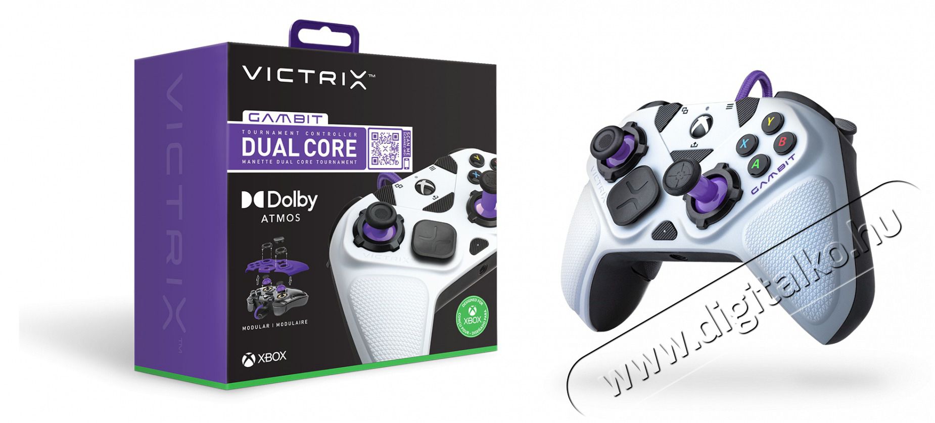 PDP Victrix Gambit Xbox Series X|S/Xbox One/PC eSport vezet&eacute;kes kontroller Iroda &eacute;s sz&aacute;m&iacute;t&aacute;stechnika - J&aacute;t&eacute;k konzol - Kontroller - 436111