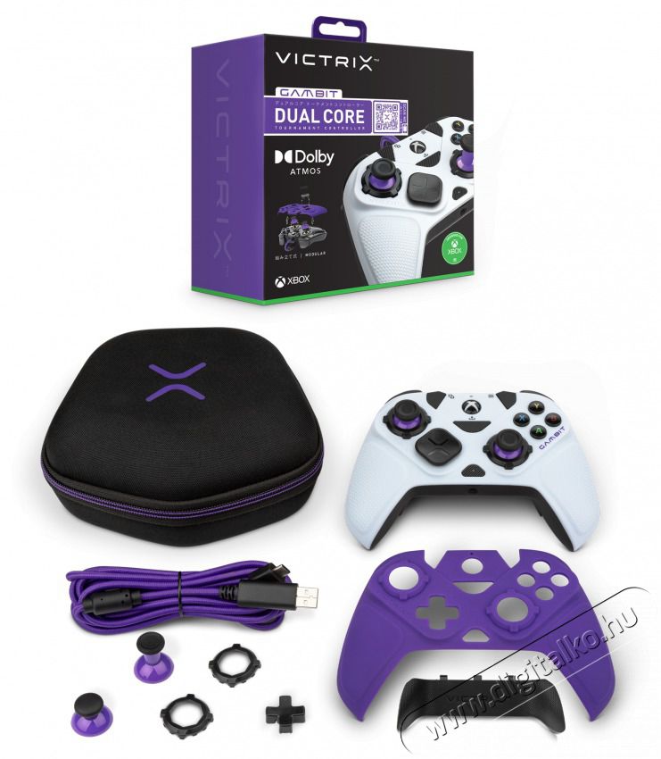 PDP Victrix Gambit Xbox Series X|S/Xbox One/PC eSport vezet&eacute;kes kontroller Iroda &eacute;s sz&aacute;m&iacute;t&aacute;stechnika - J&aacute;t&eacute;k konzol - Kontroller - 436111