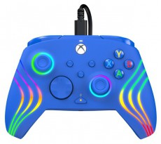 PDP 049-024-BL Afterglow Wave Xbox Series X|S/Xbox One/PC RGB LED k&eacute;k vezet&eacute;kes kontroller Iroda &eacute;s sz&aacute;m&iacute;t&aacute;stechnika - J&aacute;t&eacute;k konzol - Kontroller - 500131