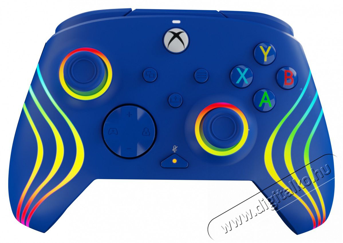 PDP 049-024-BL Afterglow Wave Xbox Series X|S/Xbox One/PC RGB LED k&eacute;k vezet&eacute;kes kontroller Iroda &eacute;s sz&aacute;m&iacute;t&aacute;stechnika - J&aacute;t&eacute;k konzol - Kontroller - 500131