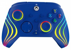 PDP 049-024-BL Afterglow Wave Xbox Series X|S/Xbox One/PC RGB LED k&eacute;k vezet&eacute;kes kontroller Iroda &eacute;s sz&aacute;m&iacute;t&aacute;stechnika - J&aacute;t&eacute;k konzol - Kontroller - 500131