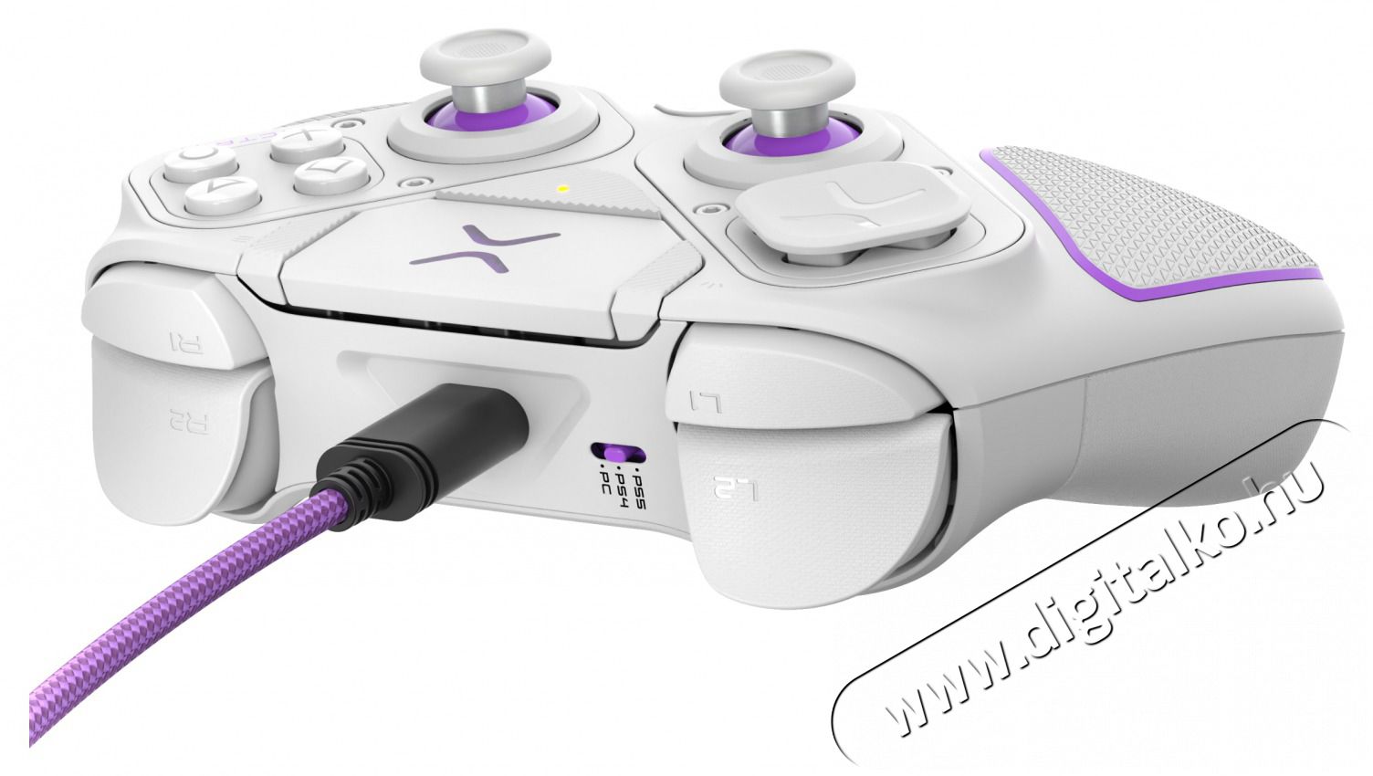 PDP 052-002-WH Victrix Pro BFG PS5 eSport feh&eacute;r vezet&eacute;k n&eacute;lk&uuml;li kontroller Iroda &eacute;s sz&aacute;m&iacute;t&aacute;stechnika - J&aacute;t&eacute;k konzol - Kontroller - 500129