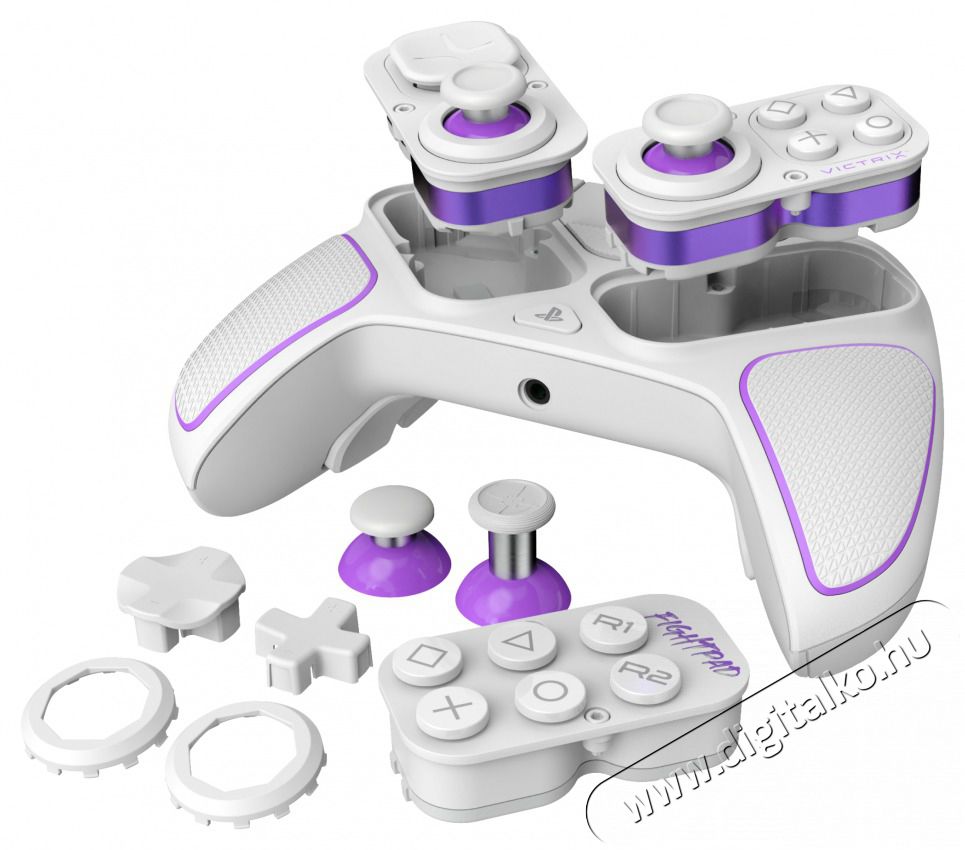 PDP 052-002-WH Victrix Pro BFG PS5 eSport feh&eacute;r vezet&eacute;k n&eacute;lk&uuml;li kontroller Iroda &eacute;s sz&aacute;m&iacute;t&aacute;stechnika - J&aacute;t&eacute;k konzol - Kontroller - 500129