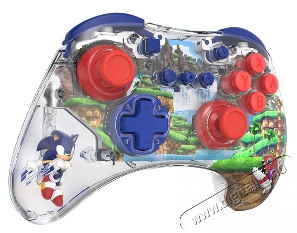 PDP 500-234-SON REALMz Nintendo Switch/Switch 2 LED Sonic: Green Hill Zone vezet&eacute;k n&eacute;lk&uuml;li kontroller Iroda &eacute;s sz&aacute;m&iacute;t&aacute;stechnika - J&aacute;t&eacute;k konzol - Kontroller - 507707
