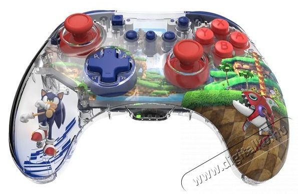 PDP 500-234-SON REALMz Nintendo Switch/Switch 2 LED Sonic: Green Hill Zone vezet&eacute;k n&eacute;lk&uuml;li kontroller Iroda &eacute;s sz&aacute;m&iacute;t&aacute;stechnika - J&aacute;t&eacute;k konzol - Kontroller - 507707