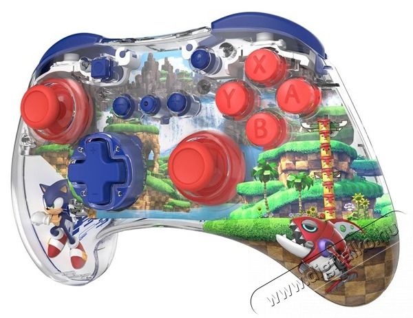PDP 500-234-SON REALMz Nintendo Switch/Switch 2 LED Sonic: Green Hill Zone vezet&eacute;k n&eacute;lk&uuml;li kontroller Iroda &eacute;s sz&aacute;m&iacute;t&aacute;stechnika - J&aacute;t&eacute;k konzol - Kontroller - 507707