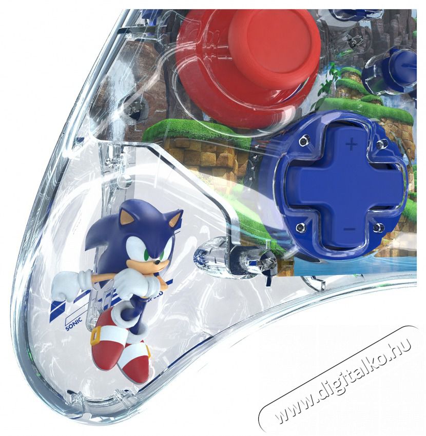 PDP 500-234-SON REALMz Nintendo Switch/Switch 2 LED Sonic: Green Hill Zone vezet&eacute;k n&eacute;lk&uuml;li kontroller Iroda &eacute;s sz&aacute;m&iacute;t&aacute;stechnika - J&aacute;t&eacute;k konzol - Kontroller - 507707