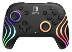 PDP 500-252-BK Afterglow Wave Nintendo Switch/Lite/OLED/Switch 2 RGB LED Lighting fekete vezet&eacute;k n&eacute;lk&uuml;li kontroller Iroda &eacute;s sz&aacute;m&iacute;t&aacute;stechnika - J&aacute;t&eacute;k konzol - Kontroller - 507709
