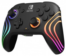 PDP 500-252-BK Afterglow Wave Nintendo Switch/Lite/OLED/Switch 2 RGB LED Lighting fekete vezet&eacute;k n&eacute;lk&uuml;li kontroller Iroda &eacute;s sz&aacute;m&iacute;t&aacute;stechnika - J&aacute;t&eacute;k konzol - Kontroller - 507709