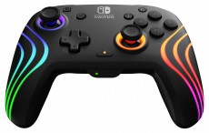 PDP 500-252-BK Afterglow Wave Nintendo Switch/Lite/OLED/Switch 2 RGB LED Lighting fekete vezet&eacute;k n&eacute;lk&uuml;li kontroller Iroda &eacute;s sz&aacute;m&iacute;t&aacute;stechnika - J&aacute;t&eacute;k konzol - Kontroller - 507709