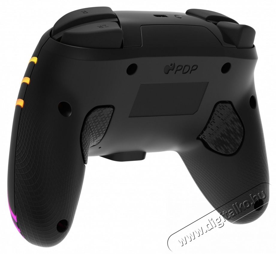 PDP 500-252-BK Afterglow Wave Nintendo Switch/Lite/OLED/Switch 2 RGB LED Lighting fekete vezet&eacute;k n&eacute;lk&uuml;li kontroller Iroda &eacute;s sz&aacute;m&iacute;t&aacute;stechnika - J&aacute;t&eacute;k konzol - Kontroller - 507709