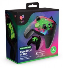 PDP 049-023-SPDT Rematch Glow Adevanced Xbox Series X|S/Xbox One/PC Space Dust Glow in the Dark vezet&eacute;kes kontroller Iroda &eacute;s sz&aacute;m&iacute;t&aacute;stechnika - J&aacute;t&eacute;k konzol - Kontroller - 508855