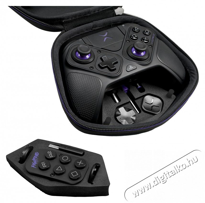 PDP 052-002-BK Victrix Pro Hybrid BFG/PlayStation 5, 3D audio, Programozhat&oacute; Modul&aacute;ris eSport vezet&eacute;k n&eacute;lk&uuml;li kontroller Iroda &eacute;s sz&aacute;m&iacute;t&aacute;stechnika - J&aacute;t&eacute;k konzol - Kontroller - 508894
