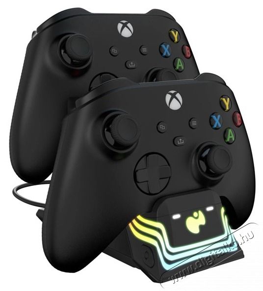 PDP 049-033-BK Afterglow Wave Xbox Series X|S/Xbox One RGB fekete kontroller t&ouml;ltő&aacute;llom&aacute;s Iroda &eacute;s sz&aacute;m&iacute;t&aacute;stechnika - J&aacute;t&eacute;k konzol - Kieg&eacute;sz&iacute;tő - 514521