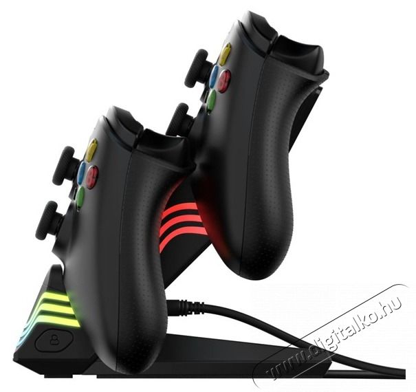 PDP 049-033-BK Afterglow Wave Xbox Series X|S/Xbox One RGB fekete kontroller t&ouml;ltő&aacute;llom&aacute;s Iroda &eacute;s sz&aacute;m&iacute;t&aacute;stechnika - J&aacute;t&eacute;k konzol - Kieg&eacute;sz&iacute;tő - 514521