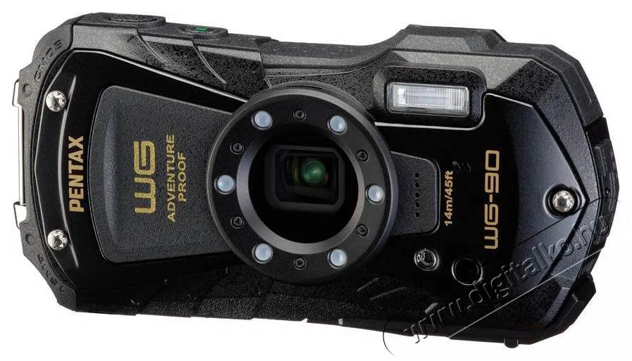 Pentax WG-90 Black outdoor kit F&eacute;nyk&eacute;pezőg&eacute;p / kamera - Kompakt f&eacute;nyk&eacute;pezőg&eacute;p - Kaland &eacute;s v&iacute;z&aacute;ll&oacute; f&eacute;nyk&eacute;pezőg&eacute;p - 520053