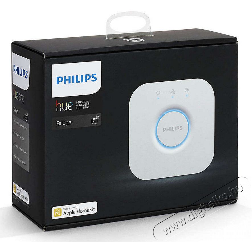 PHILIPS 929001180601 HUE Bridge AppleHome kit h&iacute;d H&aacute;ztart&aacute;s / Otthon / K&uuml;lt&eacute;r - Vil&aacute;g&iacute;t&aacute;s / elektromoss&aacute;g - L&aacute;mpa kieg&eacute;sz&iacute;tő - 301300