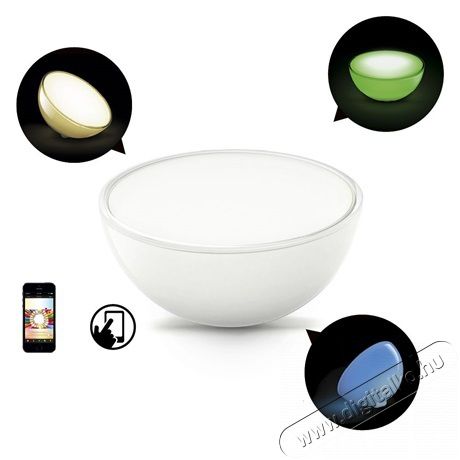 PHILIPS 7146060PH Hue Go asztali l&aacute;mpa H&aacute;ztart&aacute;s / Otthon / K&uuml;lt&eacute;r - Vil&aacute;g&iacute;t&aacute;s / elektromoss&aacute;g - Asztali l&aacute;mpa - 301311