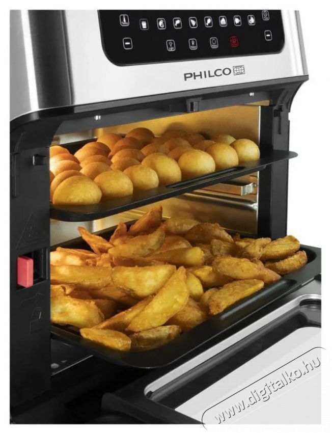Philco PHAO 1000 forr&oacute;levegős fritőz Konyhai term&eacute;kek - Konyhai kisg&eacute;p (s&uuml;t&eacute;s / főz&eacute;s / hűt&eacute;s / &eacute;telk&eacute;sz&iacute;t&eacute;s) - L&eacute;gkever&eacute;ses főzőg&eacute;p / elektromos kukta / multifunkci&oacute;s s&uuml;tő - 376382