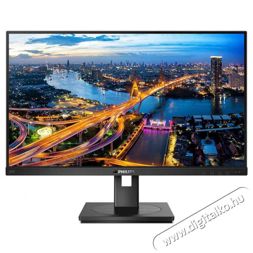 PHILIPS 245B1/00 23.8 2560x1440 IPS HDMI DP monitor Iroda &eacute;s sz&aacute;m&iacute;t&aacute;stechnika - Monitor - Monitor - 377855