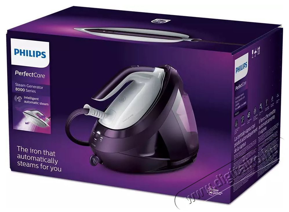PHILIPS PSG8050/30 Gőz&aacute;llom&aacute;s H&aacute;ztart&aacute;s / Otthon / K&uuml;lt&eacute;r - Vasal&oacute; - Gőz&aacute;llom&aacute;s - 382433