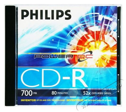PHILIPS CD-R80 52x &Iacute;rhat&oacute; CD lemez Iroda &eacute;s sz&aacute;m&iacute;t&aacute;stechnika - Egy&eacute;b sz&aacute;m&iacute;t&aacute;stechnikai term&eacute;k - 386063