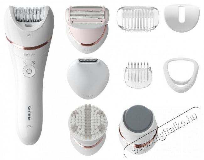 PHILIPS Satinelle Advanced BRE740/10 nedves &eacute;s sz&aacute;raz epil&aacute;tor Sz&eacute;ps&eacute;g&aacute;pol&aacute;s / Eg&eacute;szs&eacute;g - Szőrtelen&iacute;tő / borotva - Női szőrtelen&iacute;tő - 436658