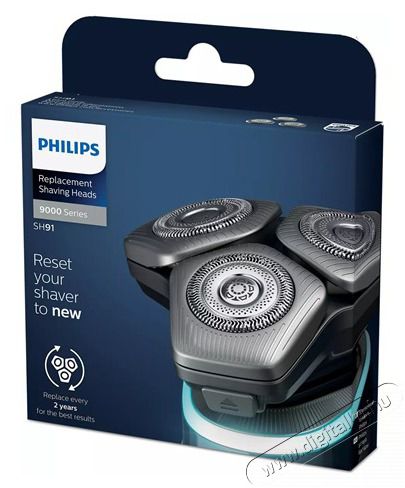 PHILIPS SH91/50 BOROTVAFEJ Sz&eacute;ps&eacute;g&aacute;pol&aacute;s / Eg&eacute;szs&eacute;g - Szőrtelen&iacute;tő / borotva - F&eacute;rfi borotva - 464867