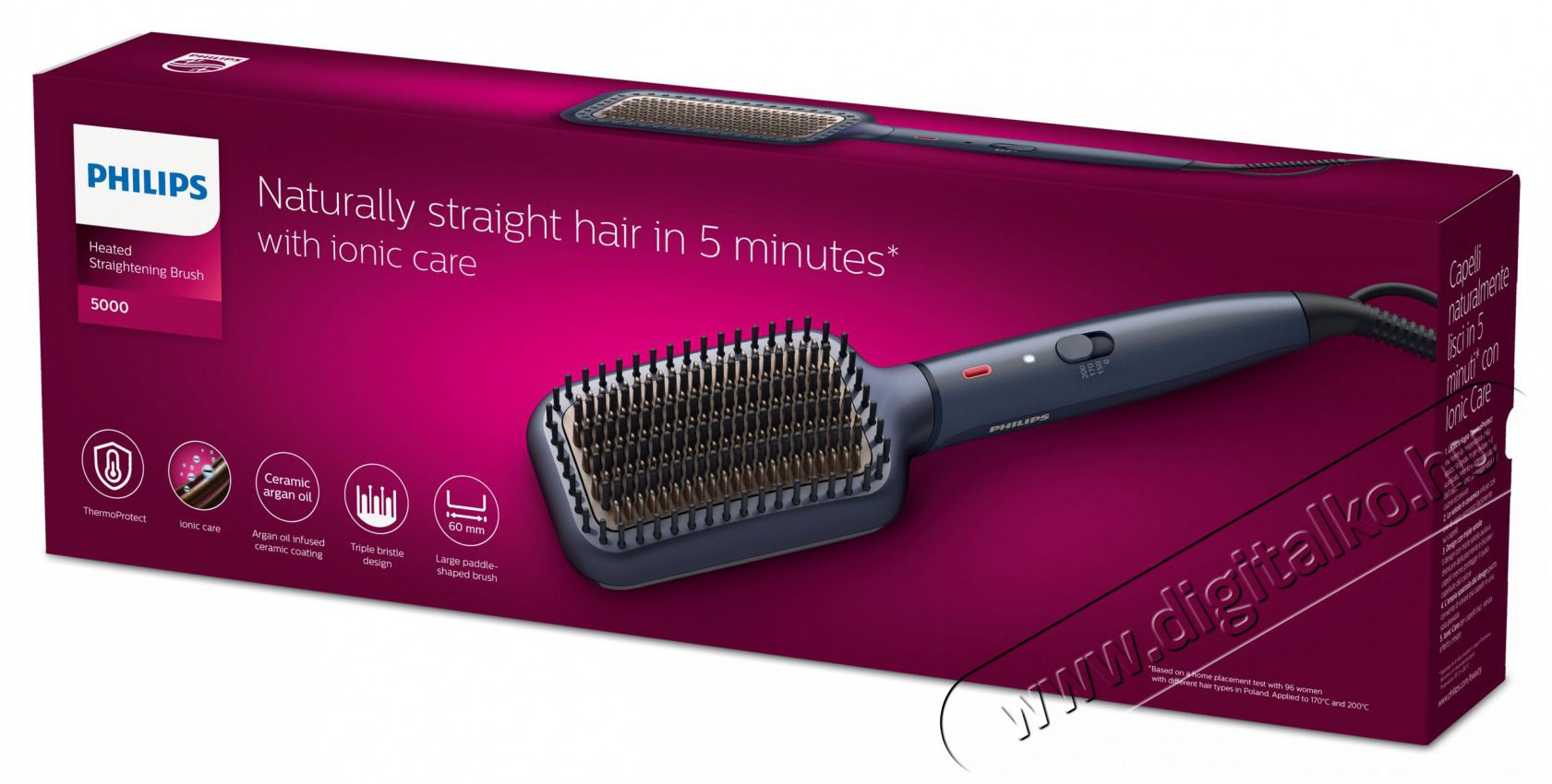 PHILIPS BHH885/00 hajegyenes&iacute;tő kefe Sz&eacute;ps&eacute;g&aacute;pol&aacute;s / Eg&eacute;szs&eacute;g - Haj&aacute;pol&aacute;s - Hajvasal&oacute; / egyenes&iacute;tő - 468487