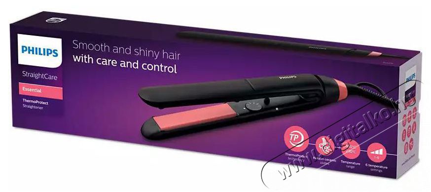 PHILIPS BHS376/00 hajvasal&oacute; Sz&eacute;ps&eacute;g&aacute;pol&aacute;s / Eg&eacute;szs&eacute;g - Haj&aacute;pol&aacute;s - Hajvasal&oacute; / egyenes&iacute;tő - 470344