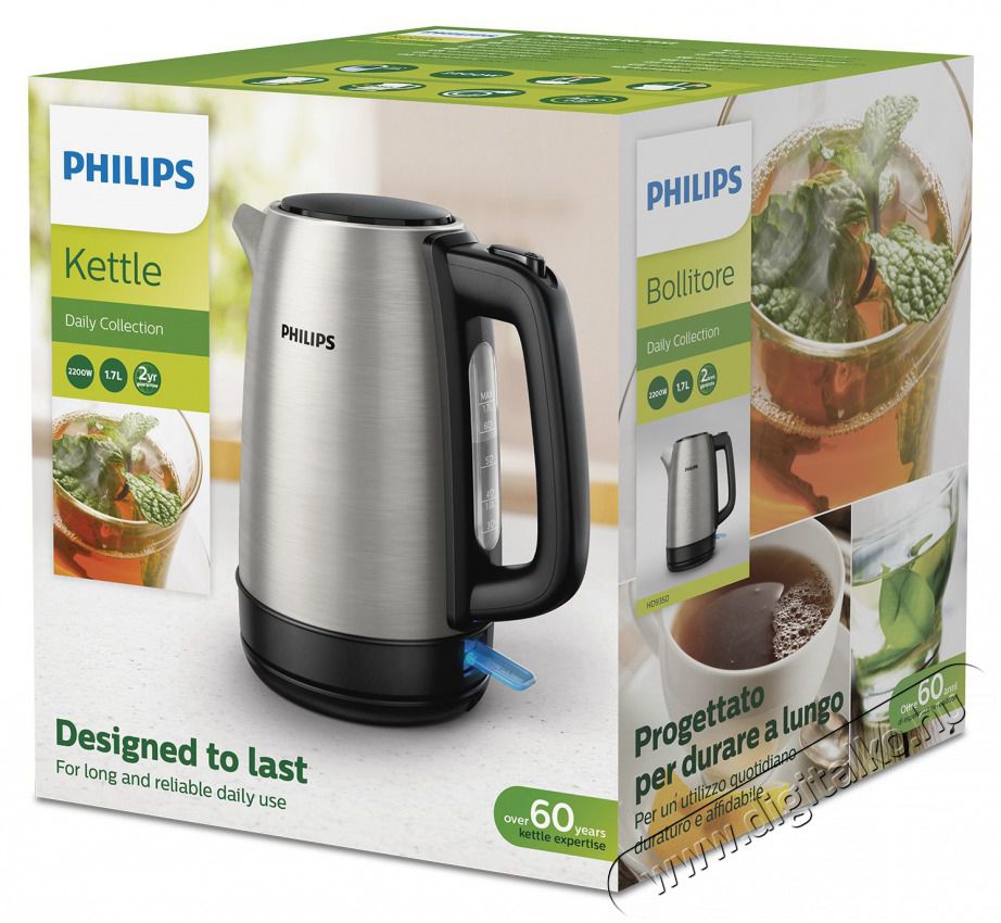 PHILIPS HD9350/90 v&iacute;zforral&oacute; Konyhai term&eacute;kek - V&iacute;zforral&oacute; / teafőző - 378934