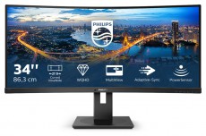 PHILIPS &Iacute;velt VA monitor 34 345B1C, 3440x1440, 21:9, 300 cd/m2, 5ms, HDMI/DisplayPort/USB-C/4xUSB, LAN, hangsz&oacute;r&oacute;  Iroda &eacute;s sz&aacute;m&iacute;t&aacute;stechnika - Monitor - Monitor - 484197