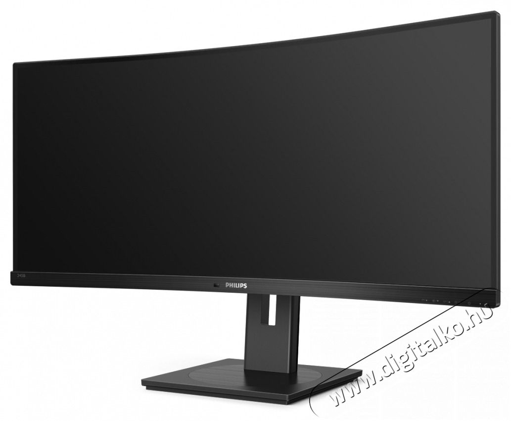 PHILIPS &Iacute;velt VA monitor 34 345B1C, 3440x1440, 21:9, 300 cd/m2, 5ms, HDMI/DisplayPort/USB-C/4xUSB, LAN, hangsz&oacute;r&oacute;  Iroda &eacute;s sz&aacute;m&iacute;t&aacute;stechnika - Monitor - Monitor - 484197