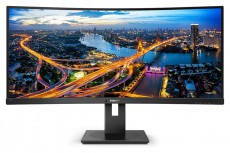 PHILIPS &Iacute;velt VA monitor 34 345B1C, 3440x1440, 21:9, 300 cd/m2, 5ms, HDMI/DisplayPort/USB-C/4xUSB, LAN, hangsz&oacute;r&oacute;  Iroda &eacute;s sz&aacute;m&iacute;t&aacute;stechnika - Monitor - Monitor - 484197