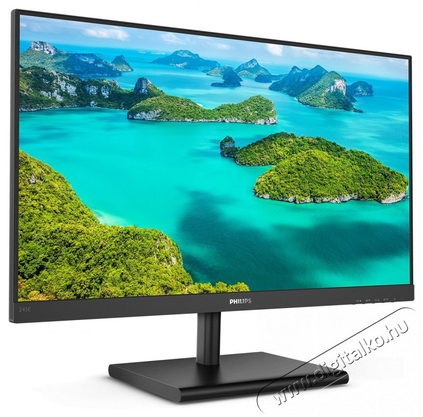 PHILIPS IPS monitor 23.8 245E1S, 2560x1440, 16:9, 250 cd/m2, 4ms, VGA/HDMI/DisplayPort Iroda &eacute;s sz&aacute;m&iacute;t&aacute;stechnika - Monitor - Monitor - 487282