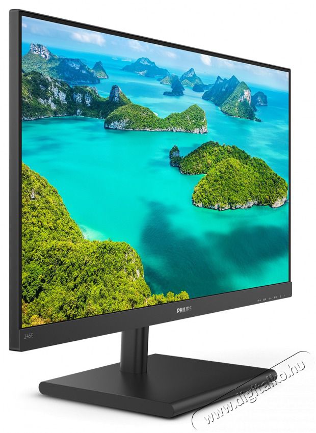 PHILIPS IPS monitor 23.8 245E1S, 2560x1440, 16:9, 250 cd/m2, 4ms, VGA/HDMI/DisplayPort Iroda &eacute;s sz&aacute;m&iacute;t&aacute;stechnika - Monitor - Monitor - 487282