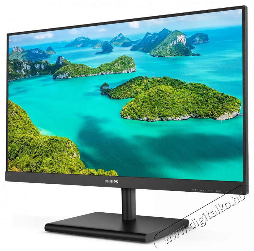 PHILIPS IPS monitor 23.8 245E1S, 2560x1440, 16:9, 250 cd/m2, 4ms, VGA/HDMI/DisplayPort Iroda &eacute;s sz&aacute;m&iacute;t&aacute;stechnika - Monitor - Monitor - 487282