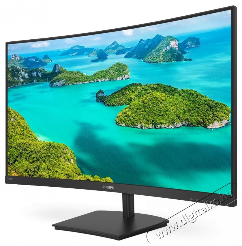 PHILIPS &Iacute;velt VA monitor FHD 23.6 (241E1SCA) Iroda &eacute;s sz&aacute;m&iacute;t&aacute;stechnika - Monitor - Monitor - 488312