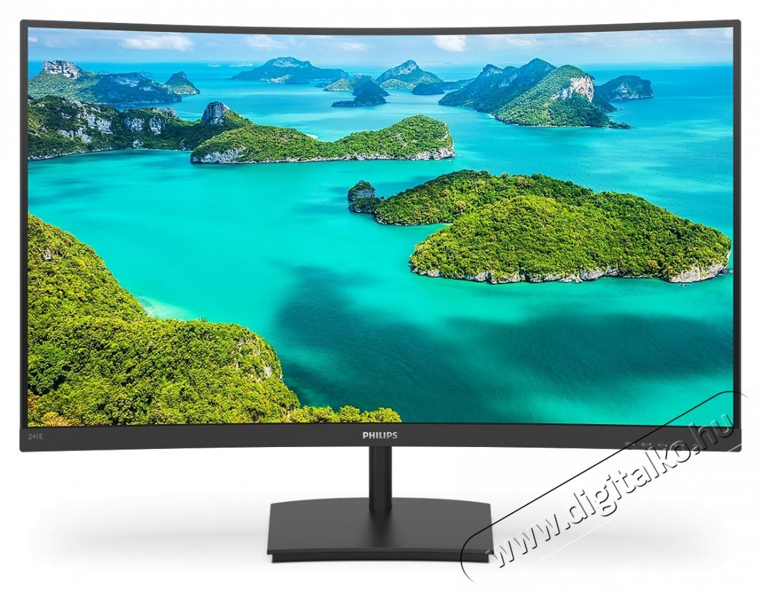 PHILIPS &Iacute;velt VA monitor FHD 23.6 (241E1SCA) Iroda &eacute;s sz&aacute;m&iacute;t&aacute;stechnika - Monitor - Monitor - 488312